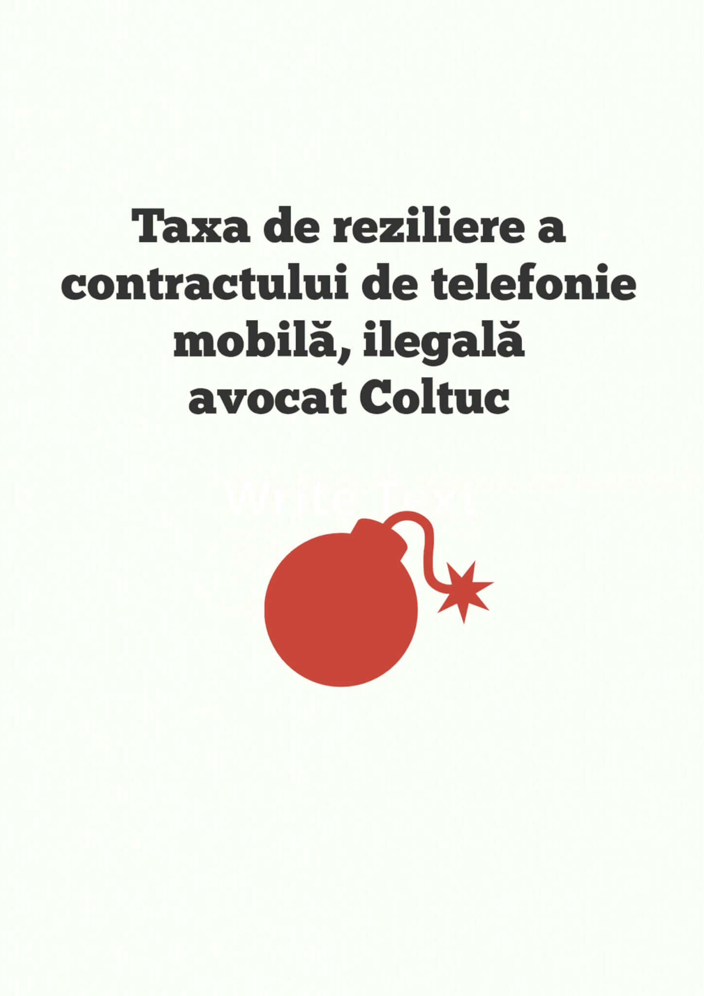 Taxa reziliere telefon Taxa de reziliere Vodafone ilegala